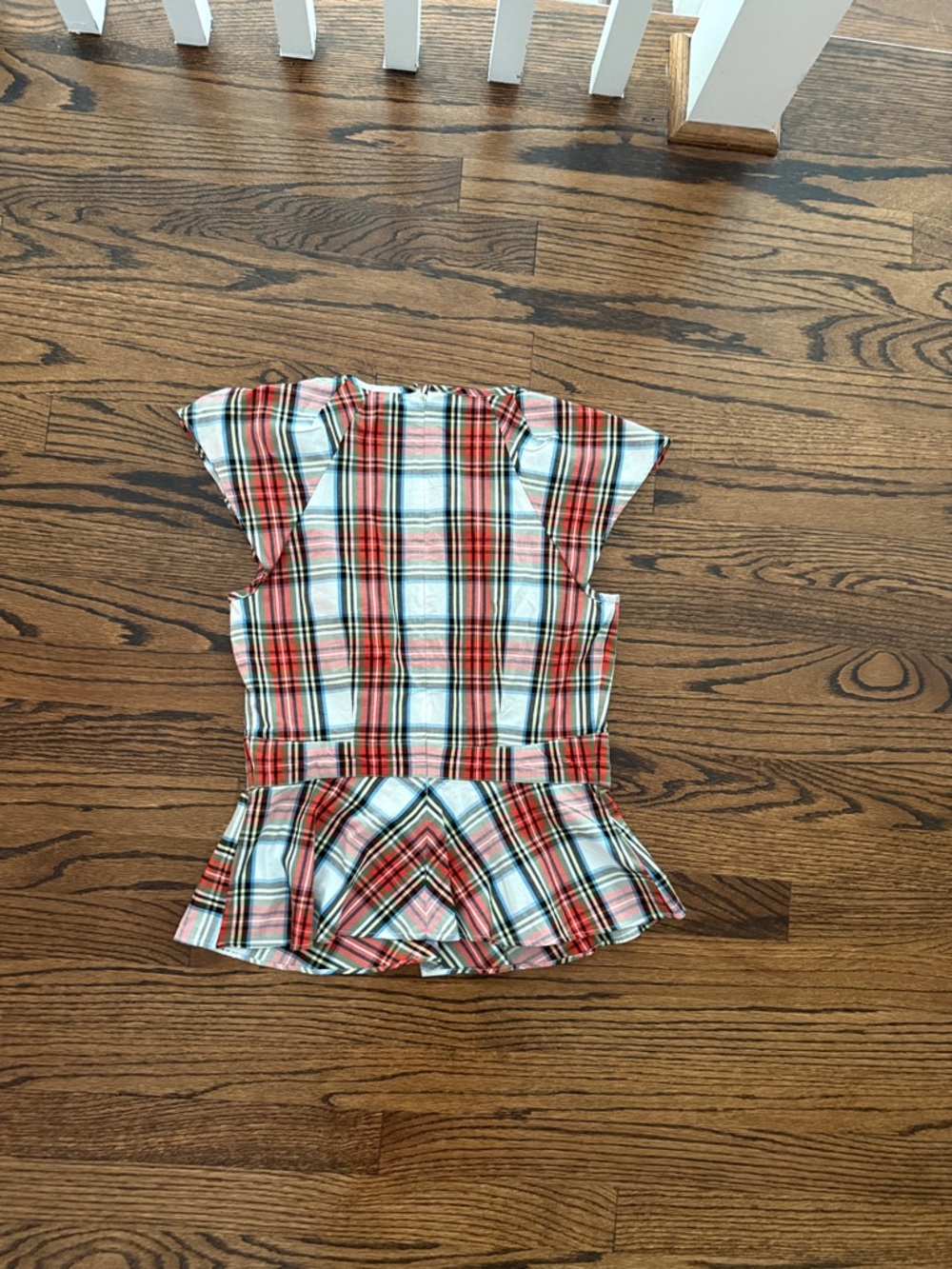 J.Crew Cap-sleeve peplum top, size 0
